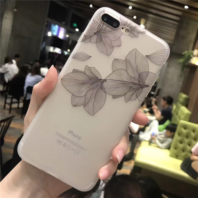 Ốp điện thoại silicon in hoa anh đào cho iPhone 11 12 Mini Pro Max 6 6s 7 8 Plus X XR XS Max