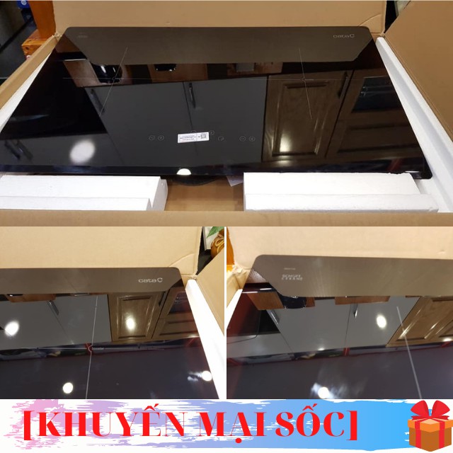 Bếp Điện Từ Âm Cata IB 1822 BK, Bếp Đôi Đun Từ Mặt Kính Chịu Nhiệt, Điều Khiển Cảm Ứng, Khóa An Toàn, 9 Cấp Độ Nấu