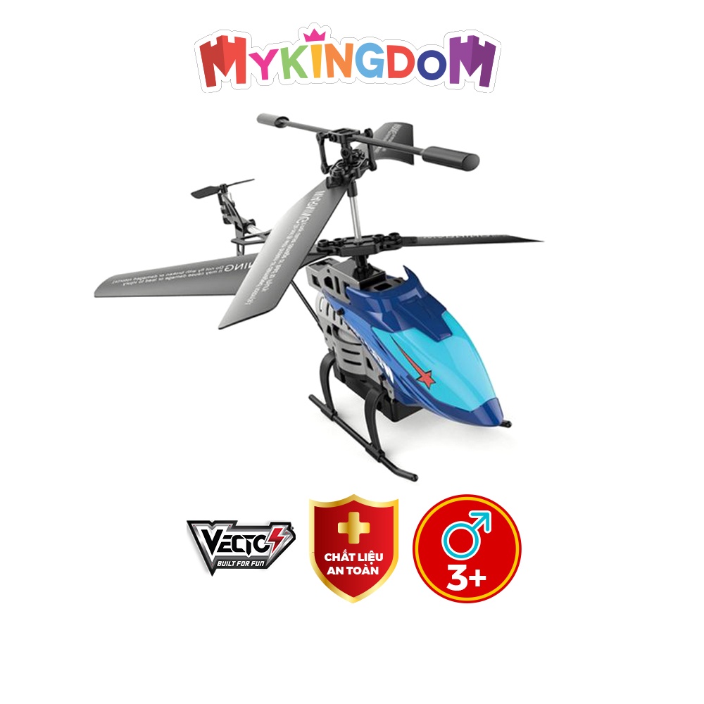 [Mã LIFETOY55 giảm 80K đơn 250K] Đồ Chơi VECTO Trực Thăng Điều Khiển Từ Xa Wolf Force - (Xanh Dương) VTF8/BLU