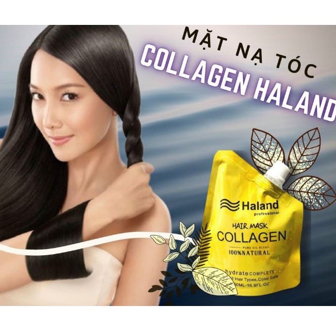 Mặt nạ hấp phục hồi tóc COLAGEN HALAND 500ml.