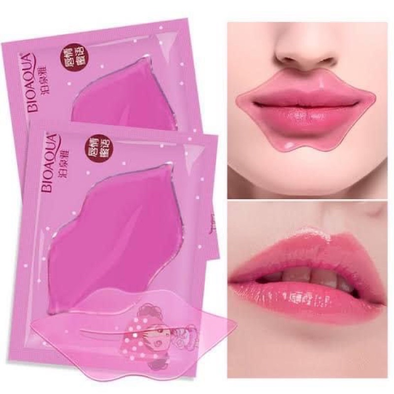 Mặt Nạ Môi Bioaqua Collagen Nourish Lips Membrane Mask chính hãng