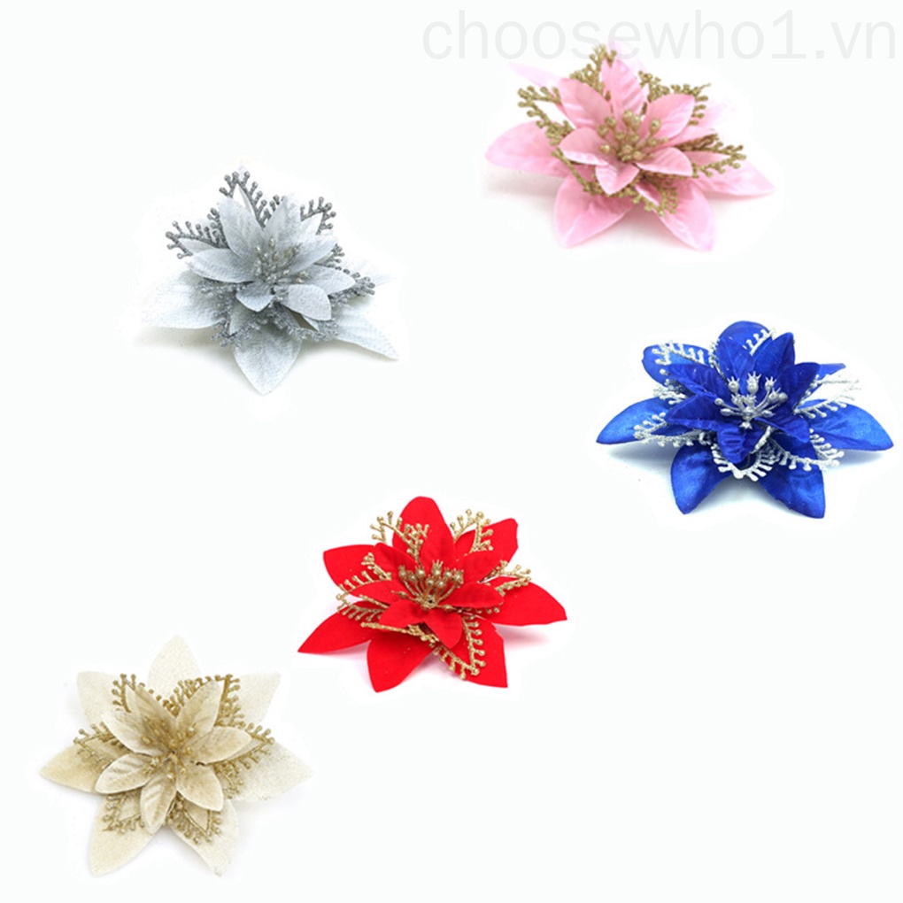 Hoa giả bằng PE dùng trang trí giáng sinh