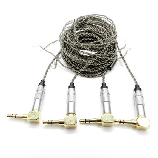 18 share 4 core single crystal copper plated silver Replacement wire Headset Wire DIY Earphone Cable