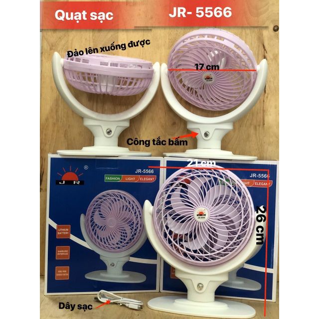 [FREESHIP] QUẠT SẠC TÍCH ĐIỆN CYX-5580, MINION CYX-8736, 6685, 2208, JR-5566 ĐA NĂNG