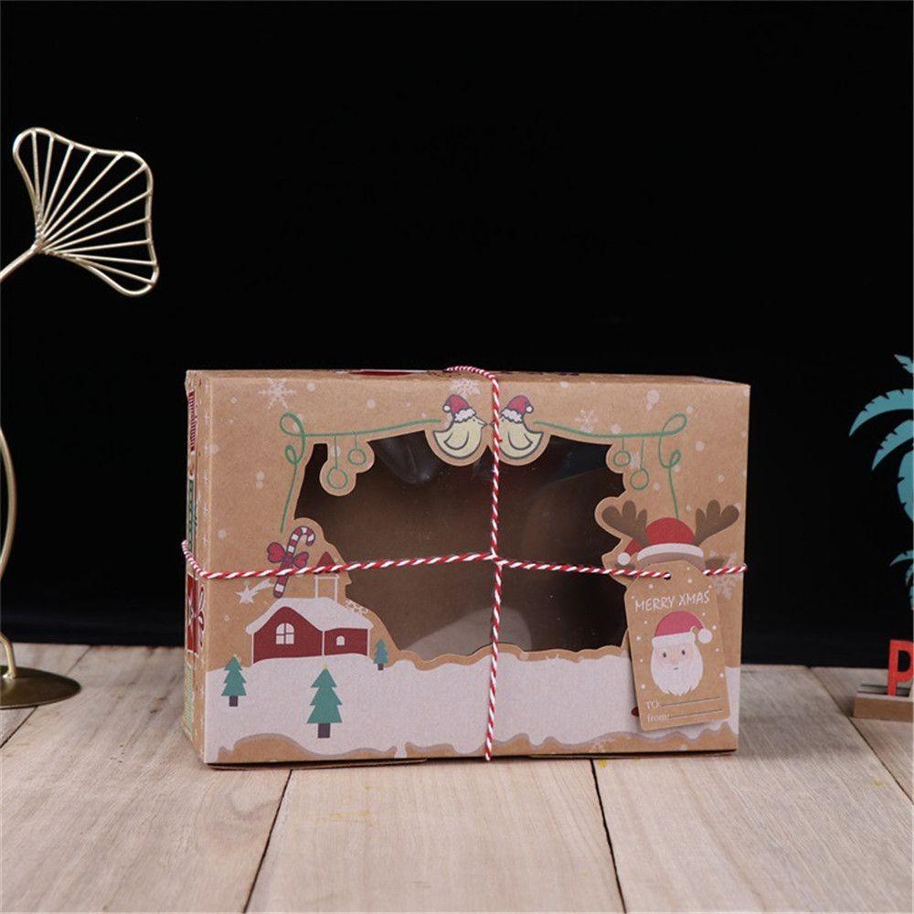 Set 4 / 12 Thẻ Quà Tặng Giáng Sinh Xinh Xắn