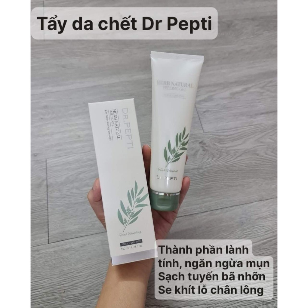Tẩy da chết dạng Gel DR.PEPTI Herb Natural Peeling Gel