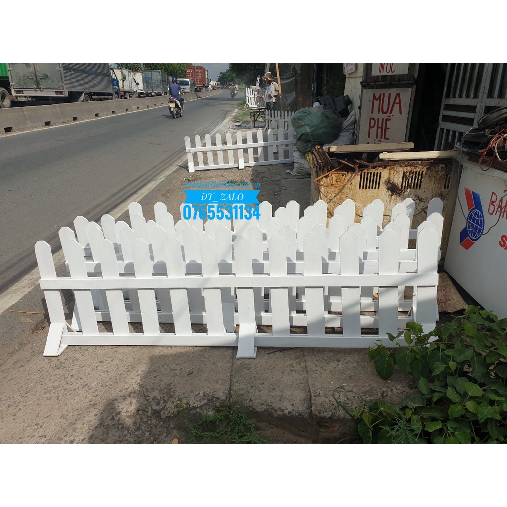 Hàng rào gỗ pallet giá xưởng HCM
