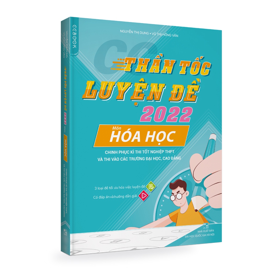 Sách - Combo Thần tốc luyện đề 2022 môn Toán Lí Hóa Chinh phục kì thi tốt nghiệp THPT QG Đại Học Cao Đẳng