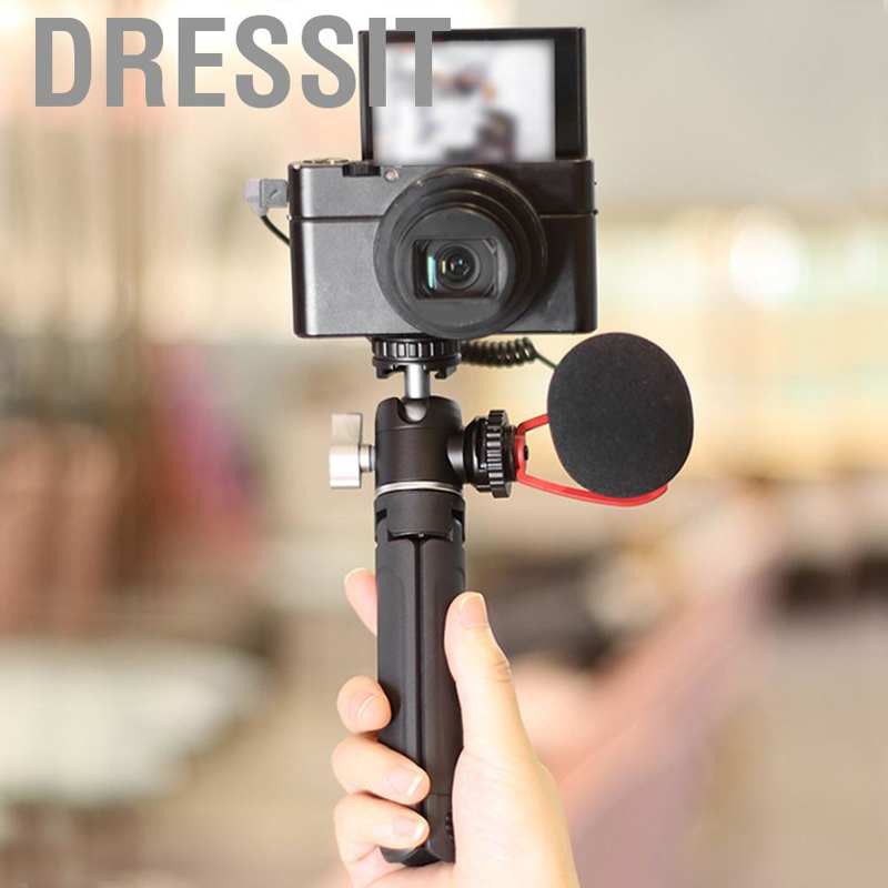 Giá đỡ tripod kèm hai đầu bi dùng cho máy ảnh/ điện thoại thông minh