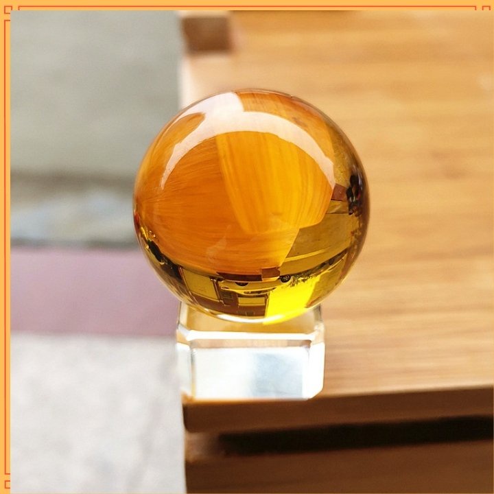 Quả cầu phong thủy pha lê nhiều màu theo mệnh size 5cm đồ phong thủy trang trí