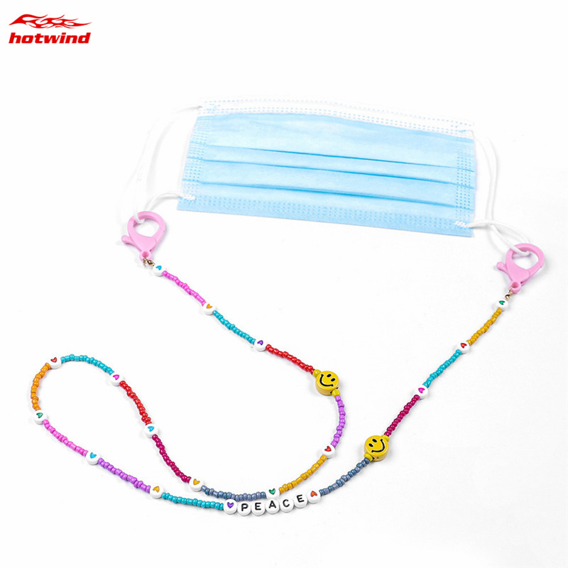 [Hàng mới về] Dây đeo khẩu trang đính hạt thời trang đẹp mắt