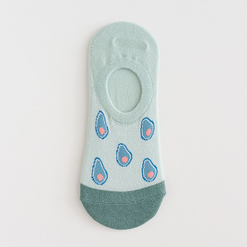 Đôi Vớ Thuyền Họa Tiết Trái Cây Dễ Thương Cho Nữ