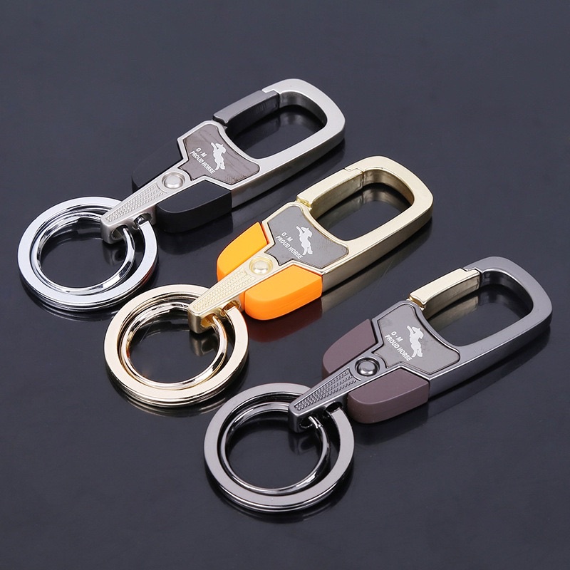 Móc Chìa Khóa Xe Máy , ô tô Cao Cấp Proud Horse Inox Cao Cấp OM024