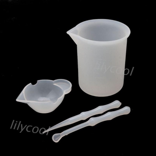 Set 4 muỗng đo lường bằng Silicone có thể tái sử dụng