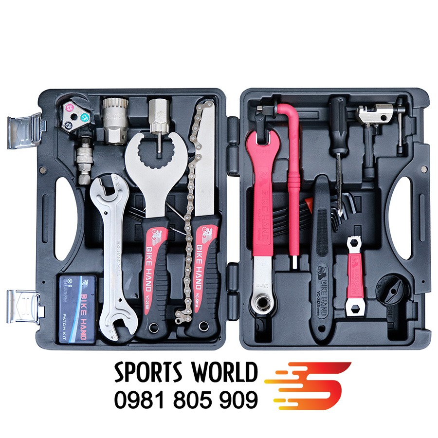 Bộ dụng cụ sửa xe đạp 18 món Bike Hand YC-728 - Chuyên Dòng SHIMANO đồ nghề sửa xe