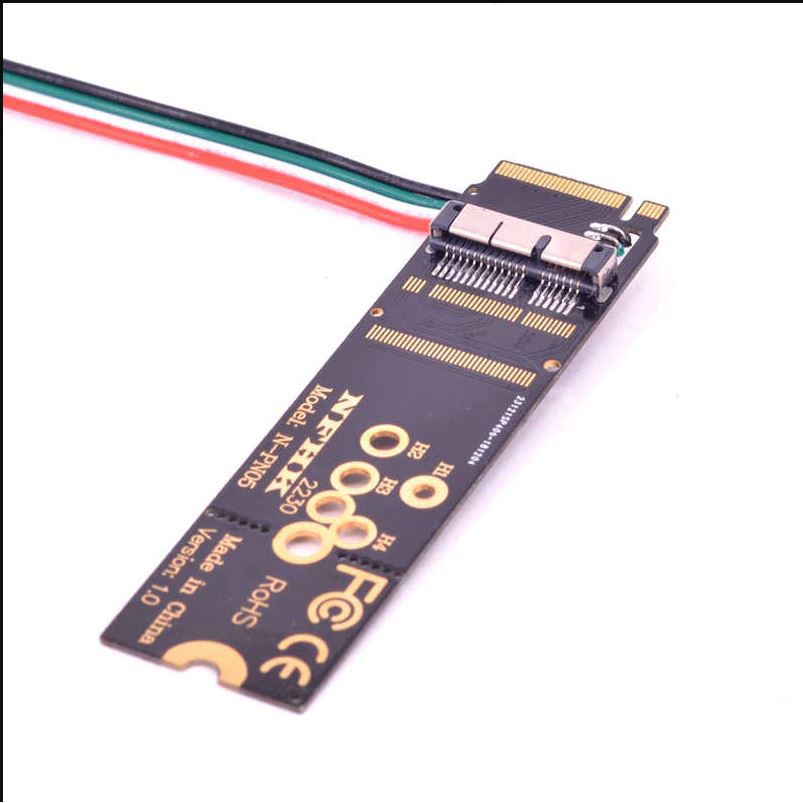 Adapter chuyển đổi card WIFI BCM94360CS2/CS2/CS/2CS/CD/CDP Broadcom (Hackintosh - NVMe)