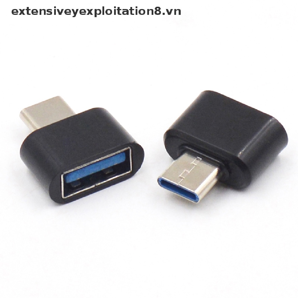 Bộ 2 Đầu Chuyển Đổi OTG USB Type C Sang USB 2.0 Cho Điện Thoại
