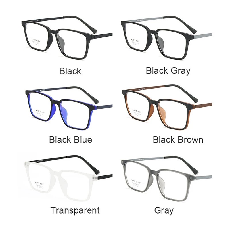 Mắt Kính Gọng Vuông TR90 Bằng Titan Siêu Nhẹ Thoải Mái Cho Nam