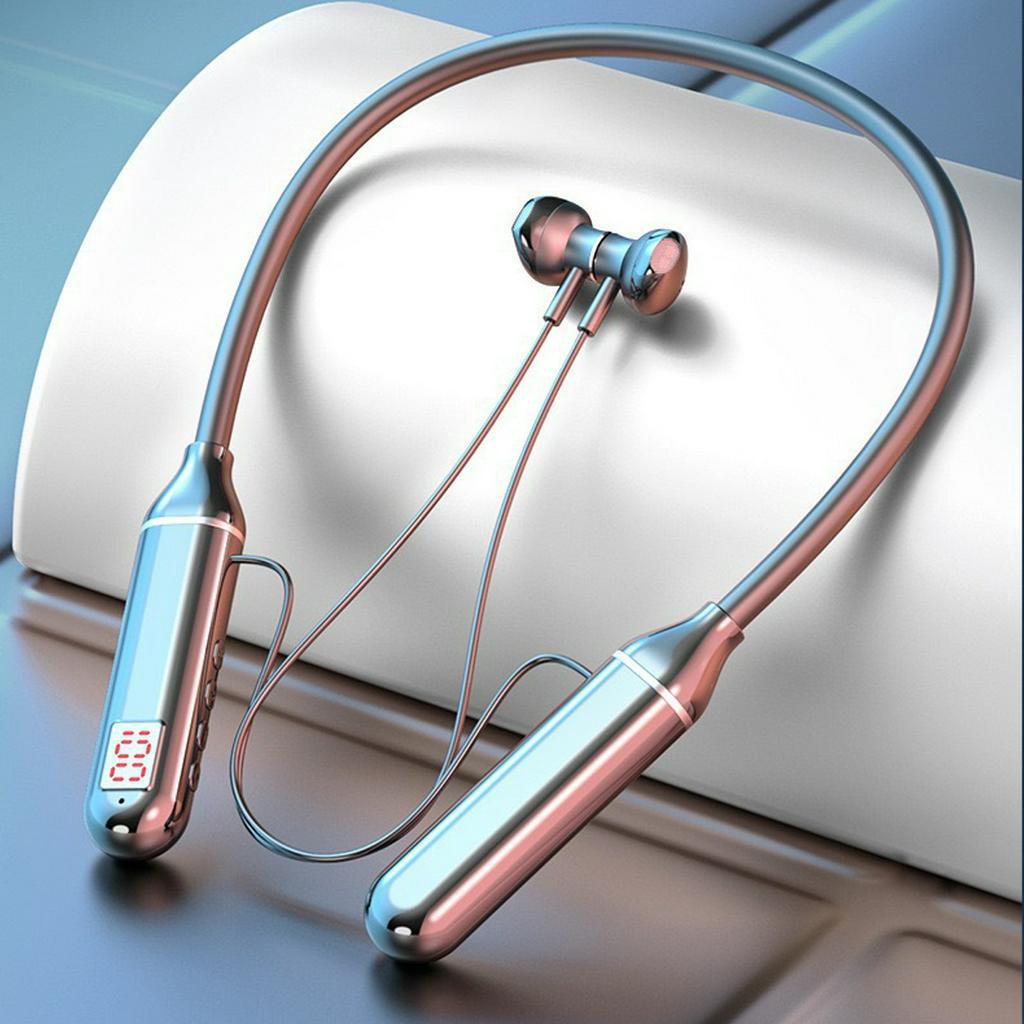 Tai nghe Bluetooth POERMAX G09 thể thao tai nghe đeo cổ không dây hỗ trợ thẻ nhớ pin trâu âm thanh bass đỉnh cao