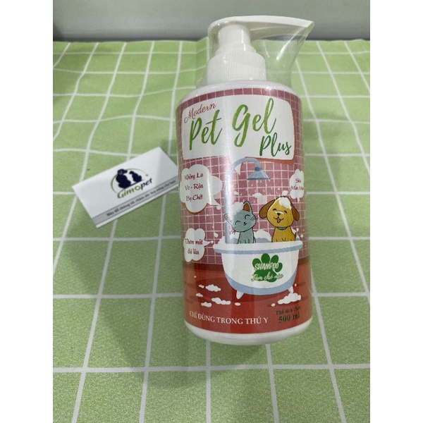 Sữa Tắm chó mèo Pet Gel Plus giảm ve rận, khử mùi
