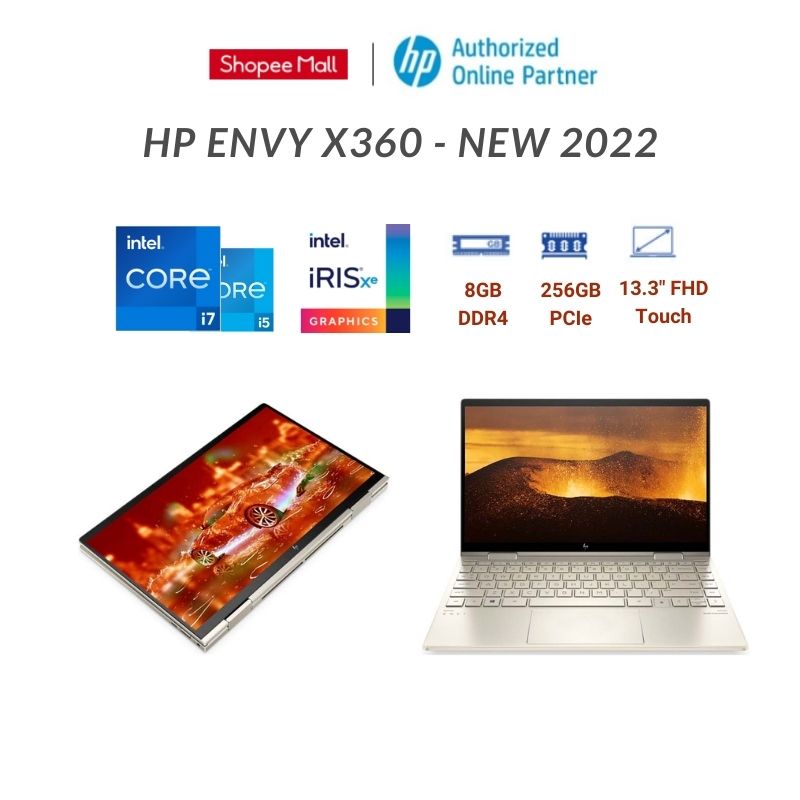 [Mã ELHP15 giảm 10% đơn 15TR] Laptop HP ENVY x360 13bd0531TU 4Y1D1PA (Core i51135G7 )