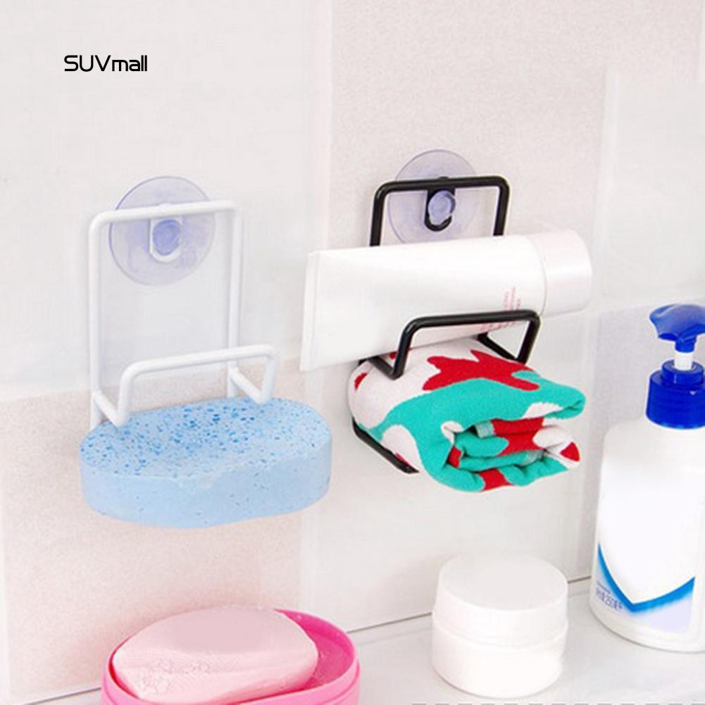 Giá Đỡ Để Bọt Biển Rửa Chén Có Giác Hút Gắn Bồn Rửa