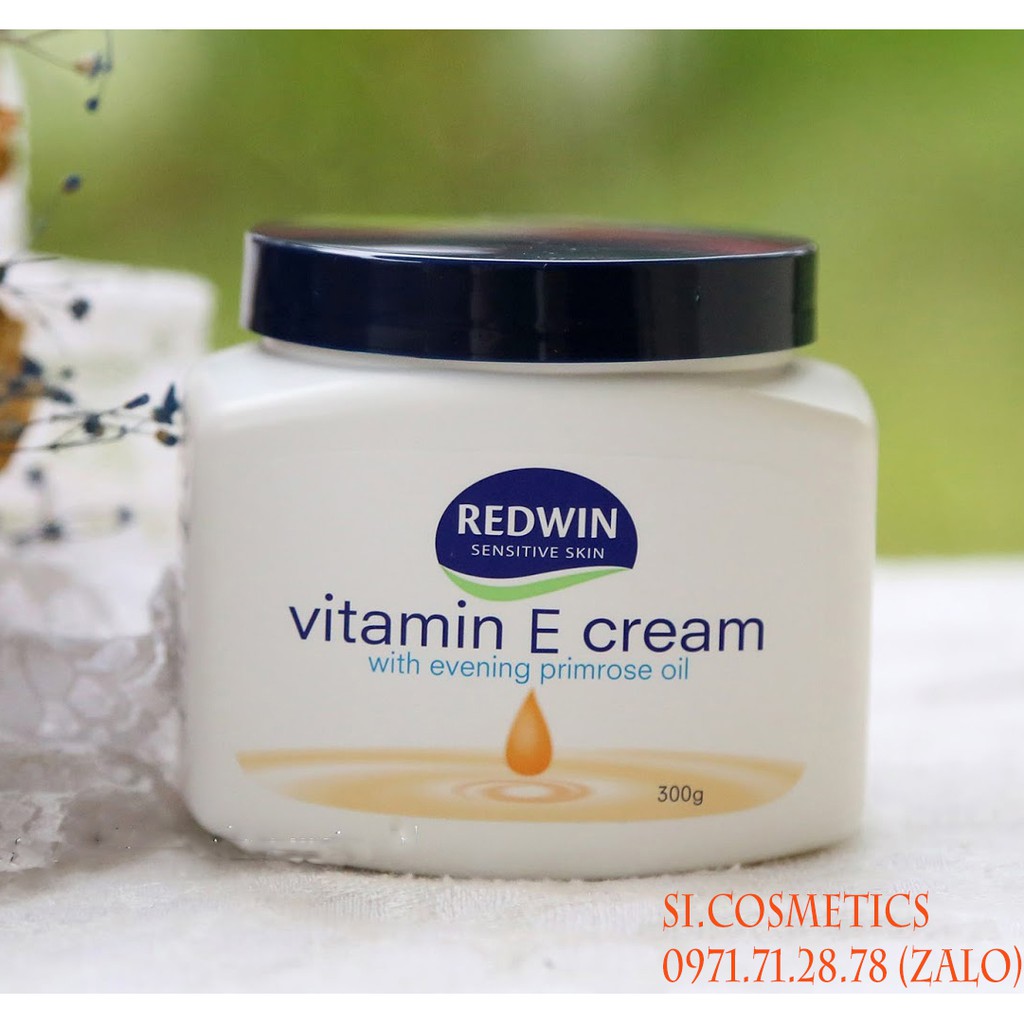 Kem Dưỡng Da Mềm Mịn Redwin Vitamin E Cream 300g của Úc