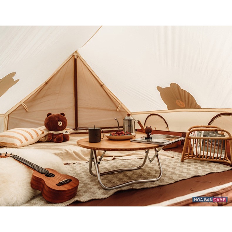 Lều Glamping 4 Người Mobi Garden Line Friends