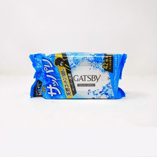 Khăn giấy ướt lau mặt GATSBY hàng nội địa Nhật