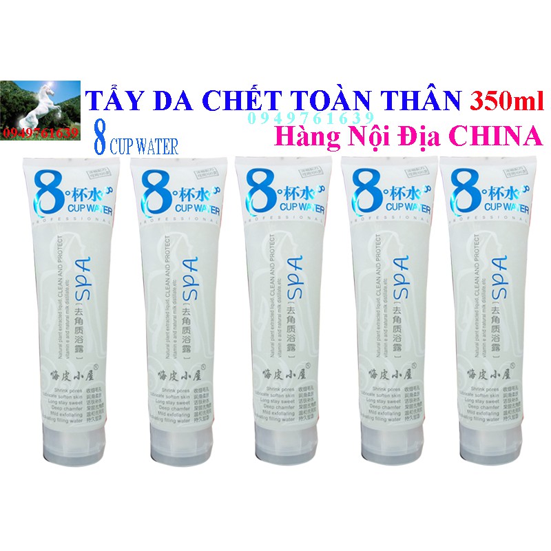 GEL TẨY DA CHẾT TOÀN THÂN SPA 8 CUP WATER