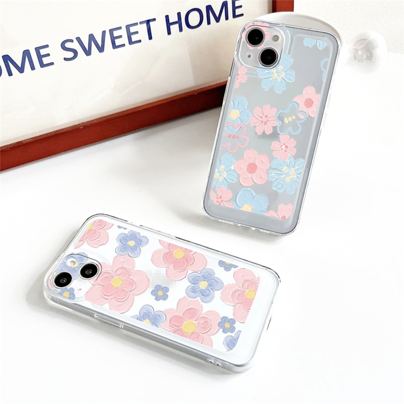 Ốp lưng iphone Ốp điện thoại Suntaiho TPU silicon họa tiết hoa thích hợp cho iPhone 13 11 Pro 13 12 Pro Max XS Max X XR 7 8 Plus