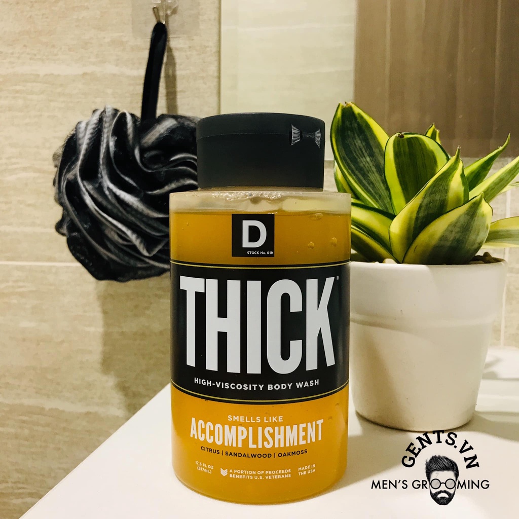 Sữa tắm cho nam Duke Cannon Thick High - Viscosity Body Wash 517ml - sạch sâu hơn với mùi hương thơm lâu nam tính