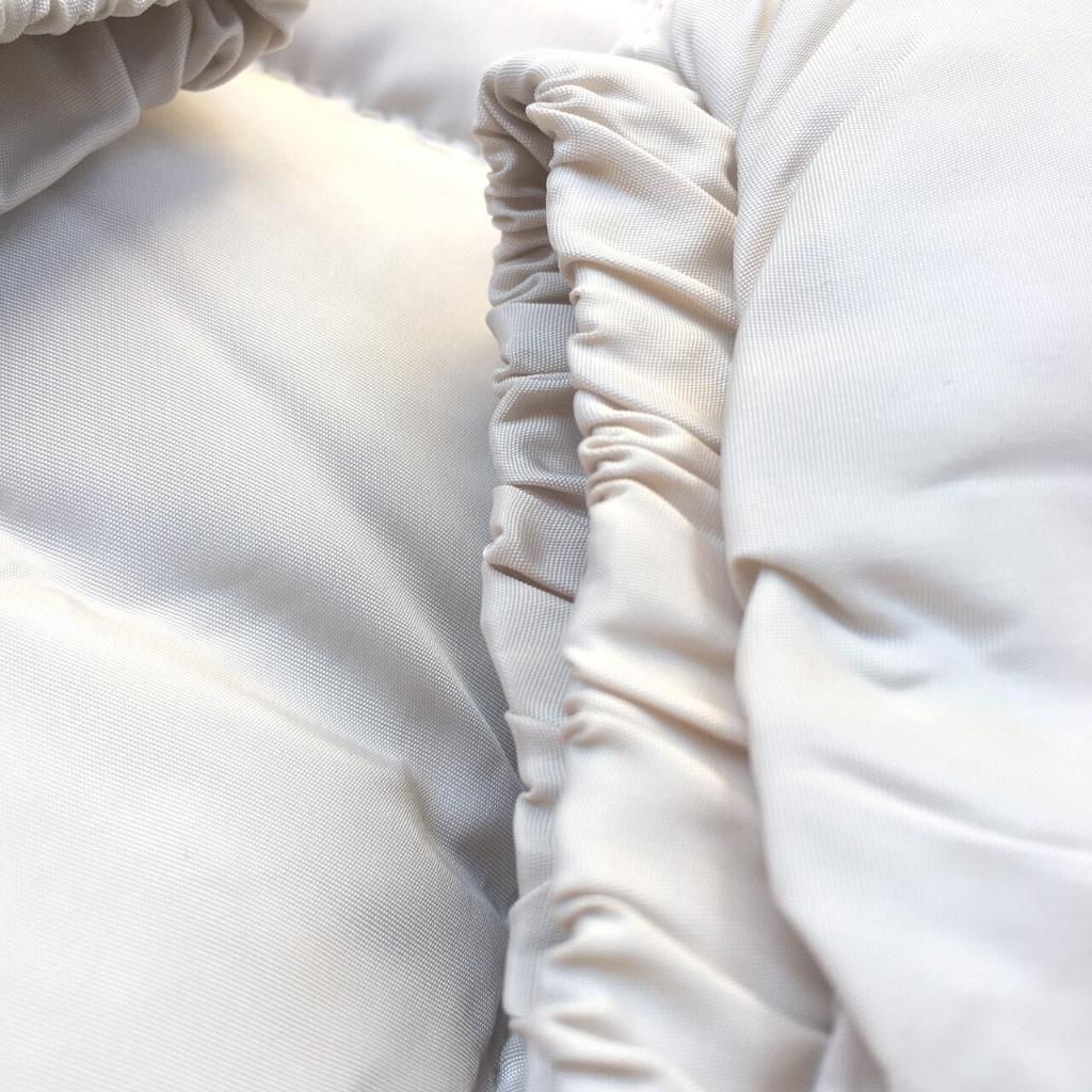 Áo phao dáng dài, áo khoác nữ dáng dài có mũ vành lông. | BigBuy360 - bigbuy360.vn