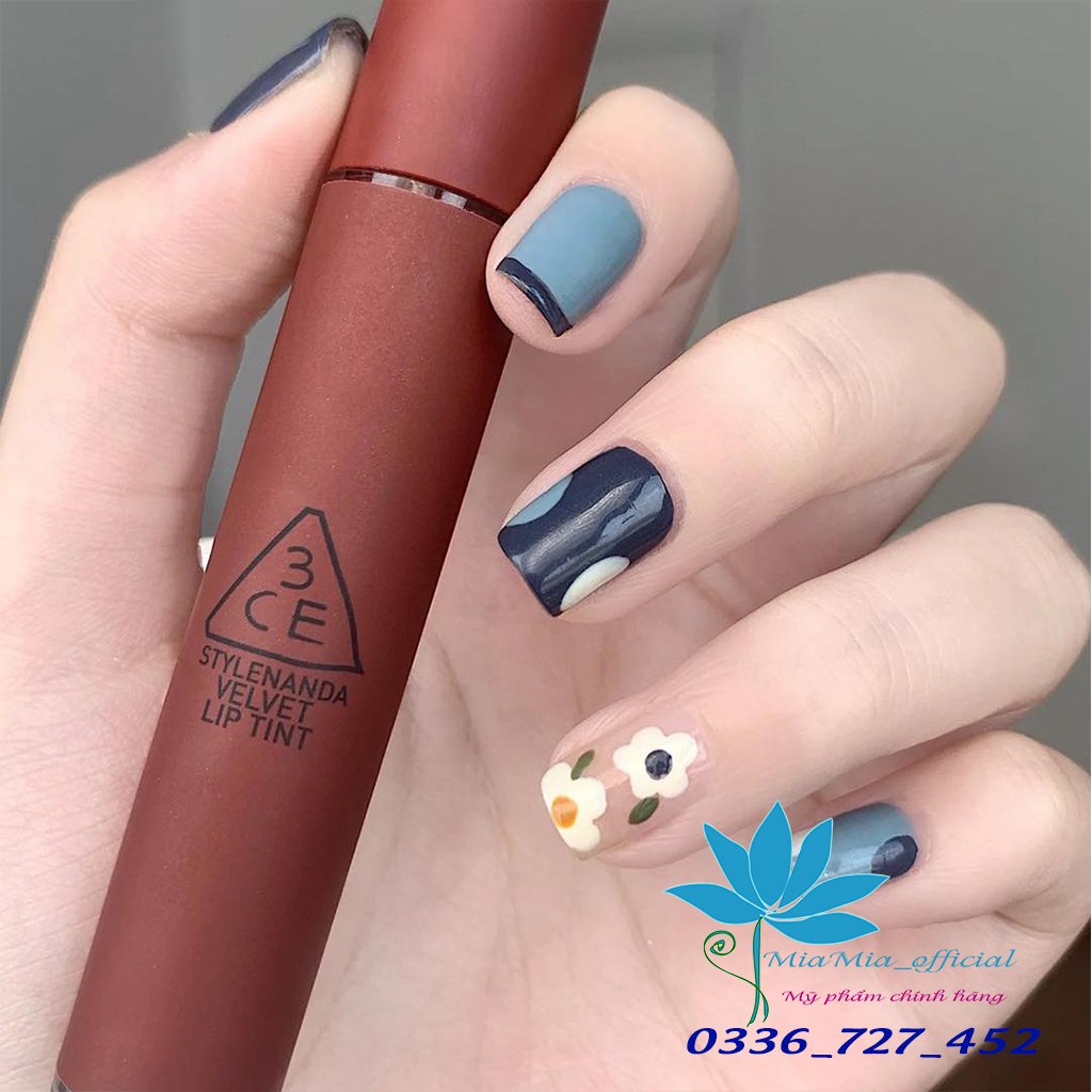 Son 3CE Velvet Lip Tint Taupe Son Tint Kem Lì Màu Đỏ Nâu Bền Màu Lâu Trôi