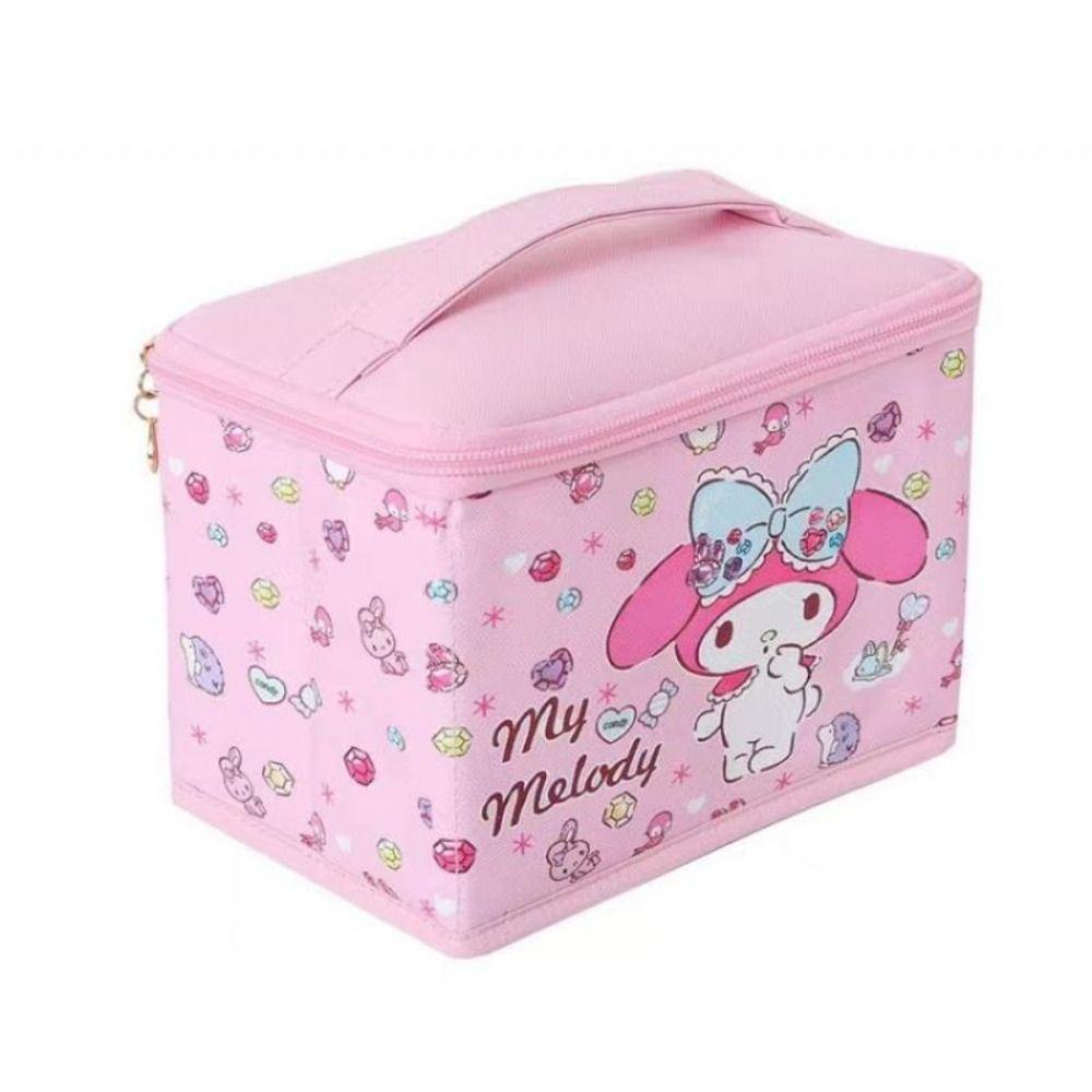 Túi Đựng Mỹ Phẩm AUGUSTINA Bằng Vải Canvas Chống Thấm Nước Có Khóa Kéo Tiện Dụng