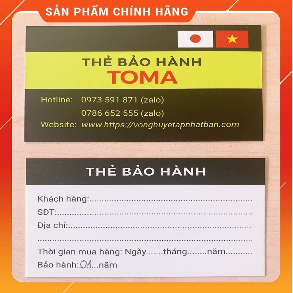 Vòng Điều Hòa Huyết Áp Toma Cao Cấp Nhật Bản - Hàng Xách Tay Nội Địa Nhật (Bảo Hành 12 tháng)