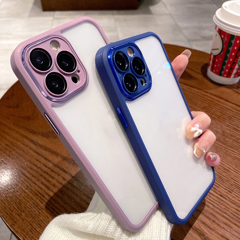 Ốp Điện Thoại Silicon Cứng Trong Suốt Chống Sốc Chống Rơi Cho iPhone XS MAX XR XS 8 7 Plus SE2020 11 Pro