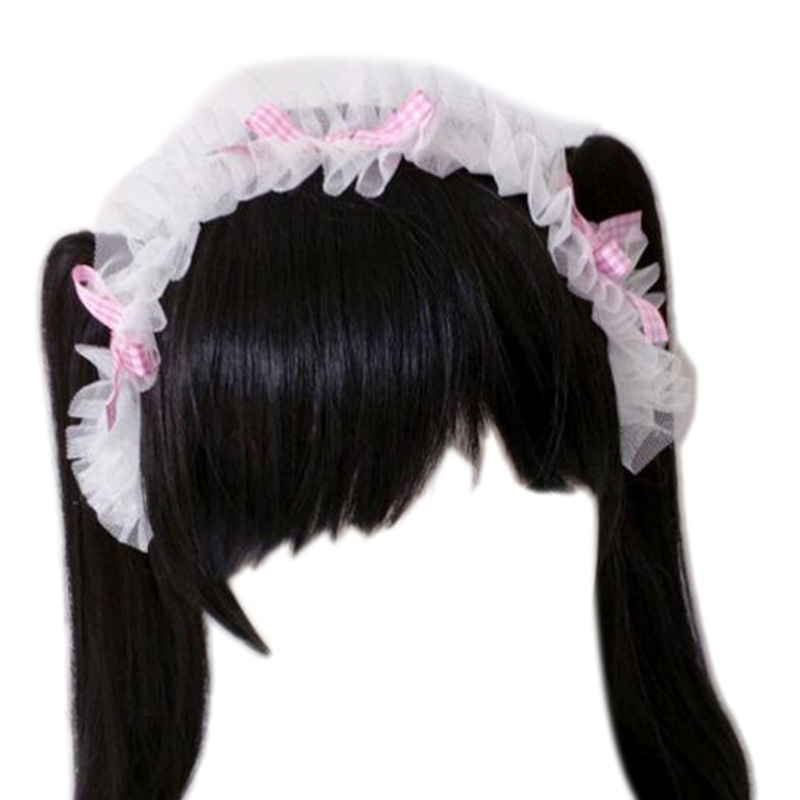 Băng Đô Cài Tóc Đính Nơ Ren Phong Cách Lolita