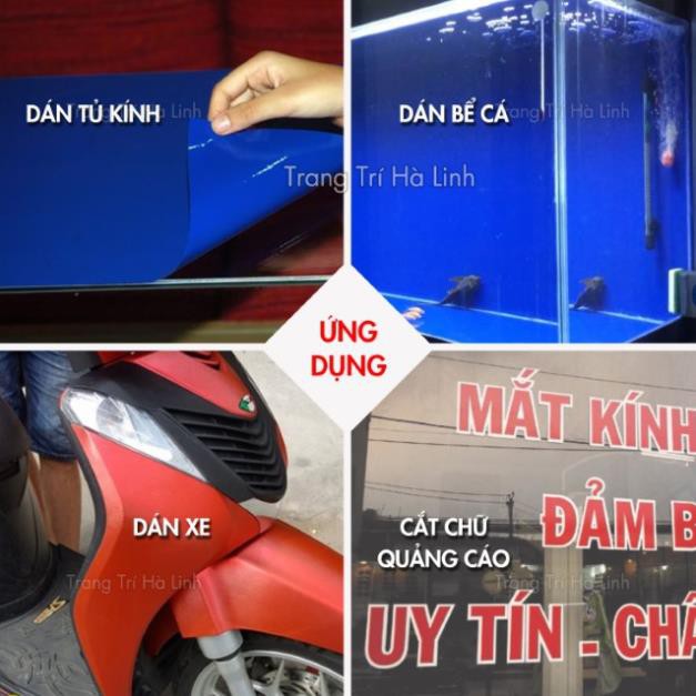 [BÁN CHẠY] Giấy Decal Màu Nhám Dán Kính - Đề Can Dán Xe Khổ 1.2M Nhiều Màu Đẹp Giá Rẻ