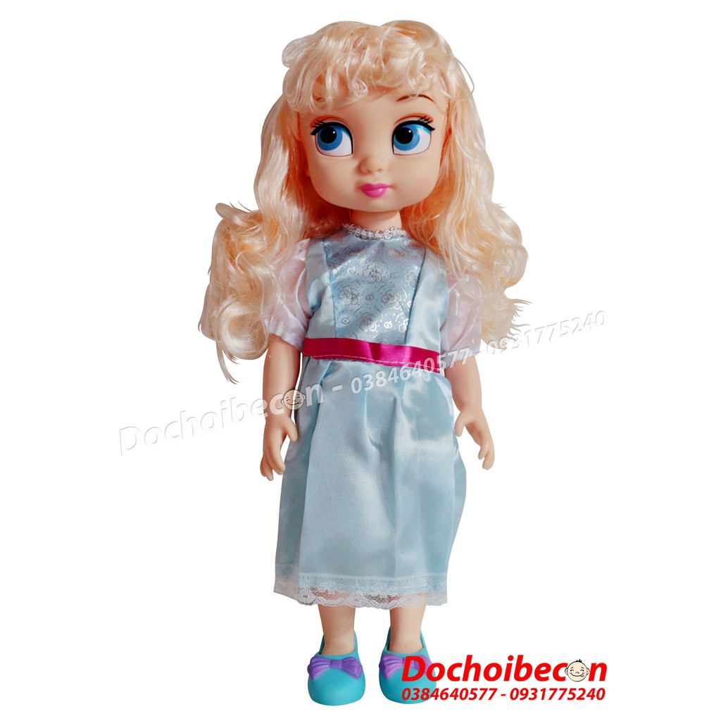 Búp bê Công chúa Lọ Lem - Cao 40 cm - Loại lớn, nhựa dày, dẻo