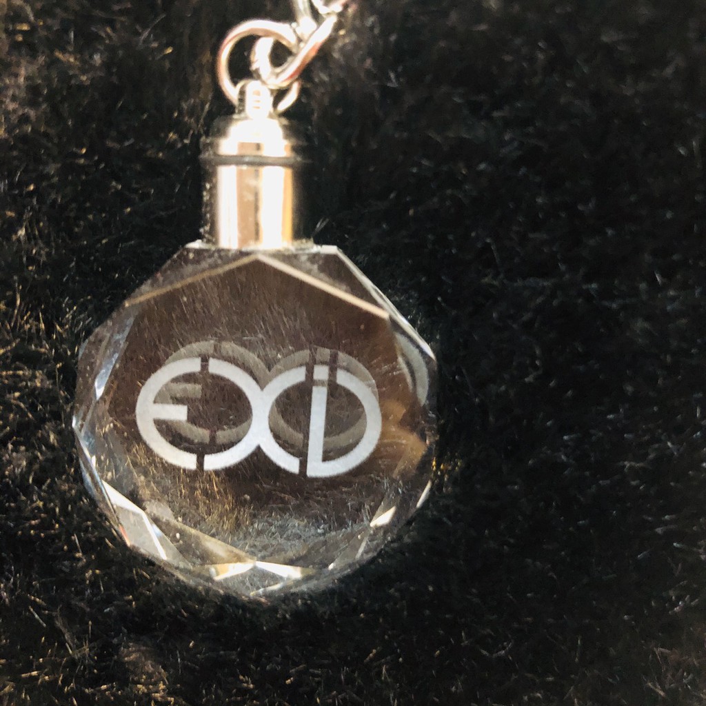 Móc khóa phát sáng Exid thủy tinh pha lê xinh xắn cực đẹp idol Hàn Quốc quà tặng