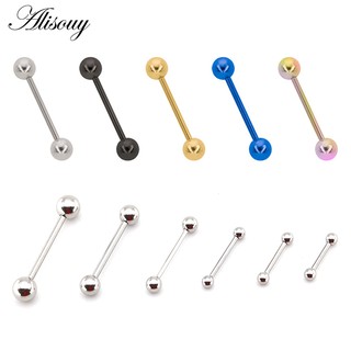 2 Máy Tính Thép Không Gỉ Barbell Tai Sụn Tragus Helix Stud Thanh Bông Tai Xuyên