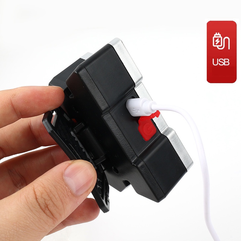Đèn Pin Đeo Đầu 5 Bóng LED Có Thể Sạc Lại Dùng Khi Đi Săn/Câu Cá/Đạp Xe/Câu Cá/Đạp Xe Ngoài Trời