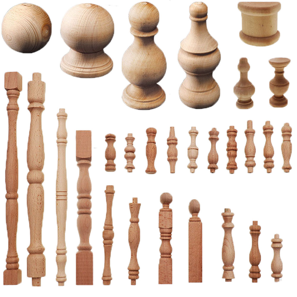 Phụ Kiện Chân Ghế Bằng Gỗ Kiểu Dáng Cổ Điển Chất Lượng Cao