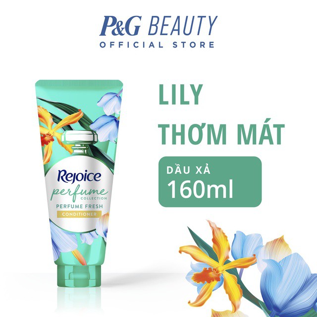 Dầu xả Rejoice Hương Nước Hoa Lily giúp tóc SUÔN MƯỢT SẢNG KHOÁI (160ml)