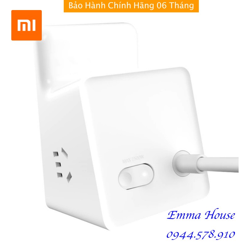 Ổ cắm kiêm bộ sạc không dây Xiaomi - Đế sạc không dây Xiaomi XMLSWXC2-10WQM