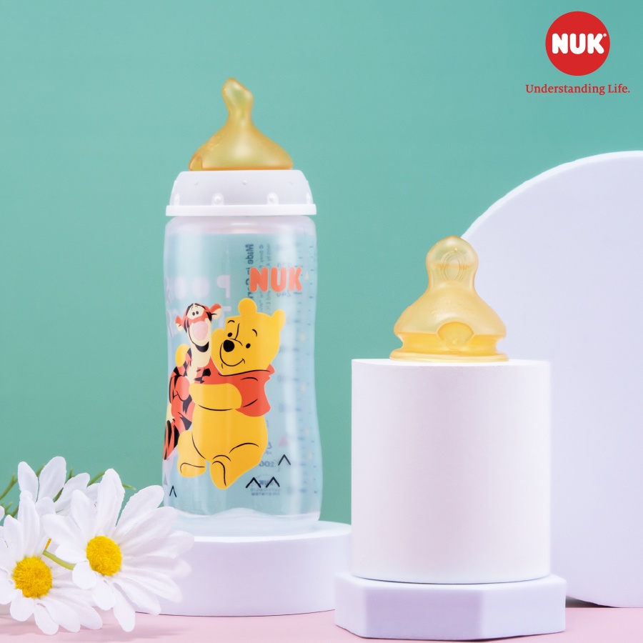 Bộ 2 Núm Ti NUK Premium Choice+ Cao Su siêu mềm
