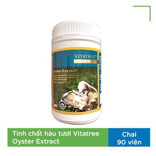 Tinh chất hàu tươi Vitatree Oyster Extract, Chai 90 viên