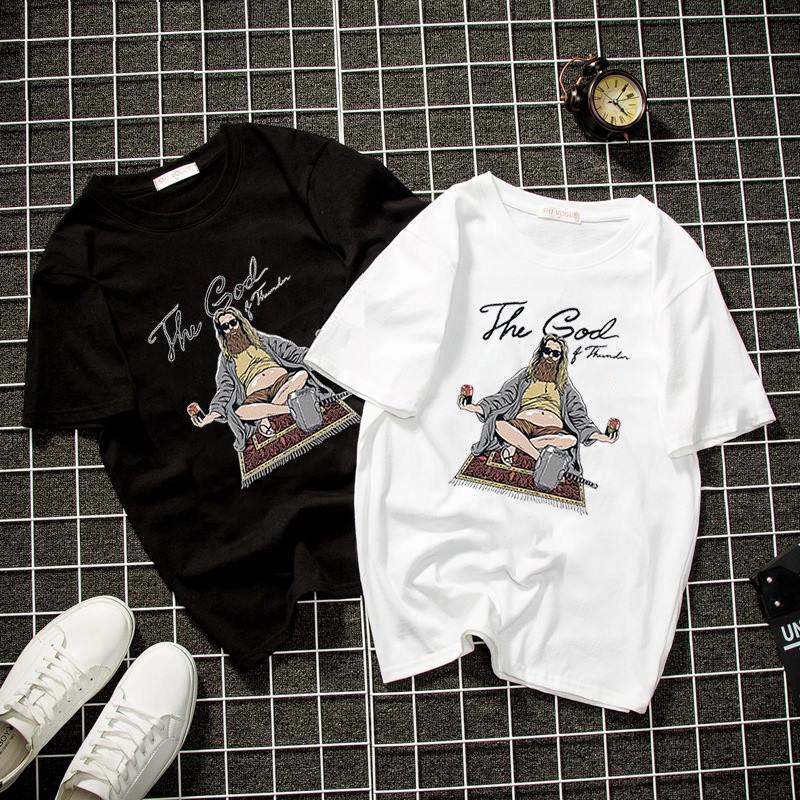 Áo phông nam nữ thor về già form rộng vải dày mịn 2020T2873