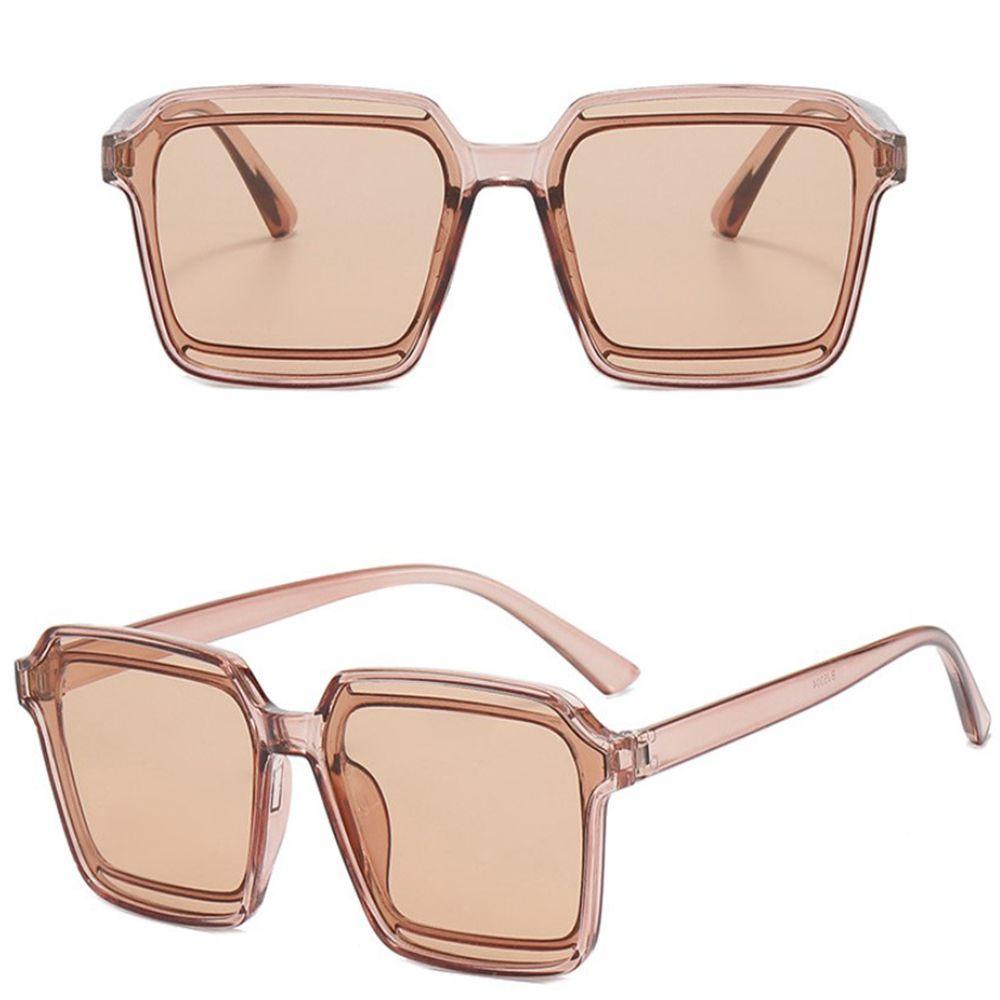 Kính Chống Nắng Gọng Vuông Lớn Thời Trang Thanh Lịch Ngoài Trời